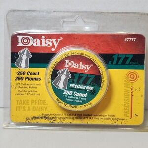 Daisy PrecisionMax Pointed Nose 250 Count .177 Caliber (4.5mm) Pellets #7777